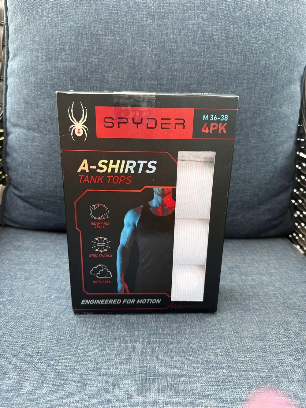 Spyder White Men's A-Shirts Tank Tops 4-Pack